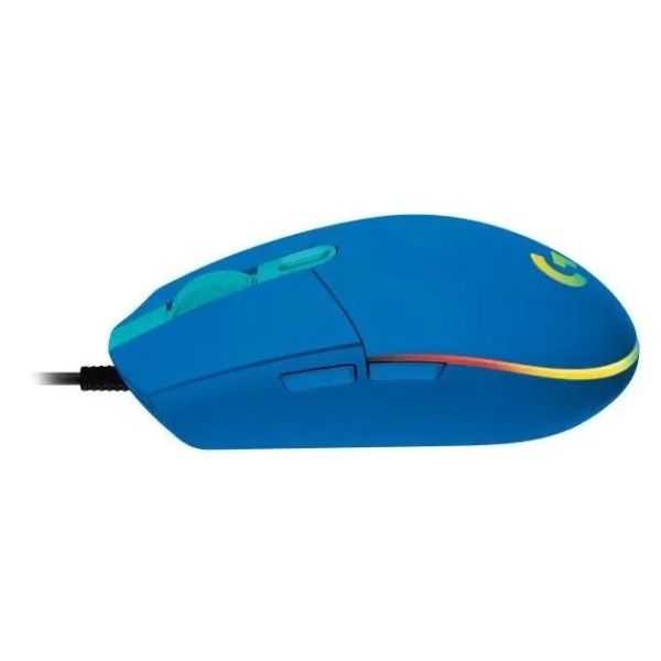 Мышь Logitech G102 LIGHTSYNC оптическая, проводная, USB, синий [910-005810]