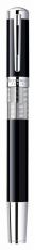 Ручка роллер WATERMAN Elegance (S0891450) Black ST (F) чернила: черный латунь посеребрение